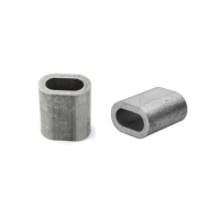 Зажим для троса трубчатый 1 мм АРТ 8470 нержавеющая сталь А4