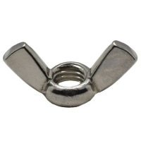 Гайка барашковая М3 DIN 315 нержавеющая сталь А2 американский тип