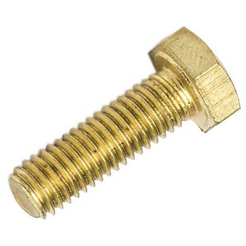 Болт шестигранный М4х50 DIN 933 латунь